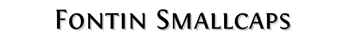 Fontin SmallCaps font